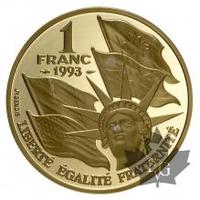 FRANCE-1993-1 FRANC-OMAHA BEACH-PROOF