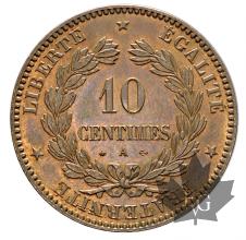 FRANCE-1870A-10 CENTIMES-A moyen-SUP-FDC