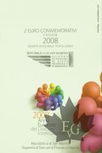 SAINT MARIN - 2008 - 2 Euro - Dialogo Interculturale