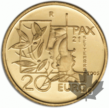 SAINT MARIN - 2005 - 20 Euro or Pax