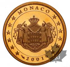 MONACO-2001-5 CENTIMES-BE-PROOF