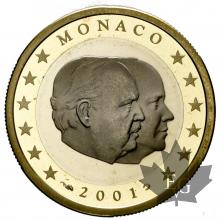 MONACO-2001-1 EURO-BE-PROOF