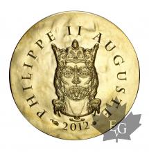 FRANCE-2012-50 EURO-PHILIPPE II AUGUSTE-FDC