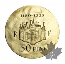 FRANCE-2012-50 EURO-PHILIPPE II AUGUSTE-FDC