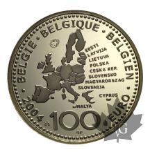 BELGIQUE-2004-100 EURO-PROOF