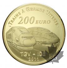 FRANCE-2011-200 EURO OR-TGV GARE DE METZ-PROOF