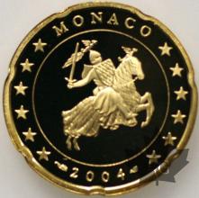 MONACO-2004-20 CENTIMES EURO-PROOF-BE