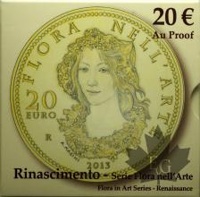 ITALIE-2013-20 EURO OR- RINASCIMENTO