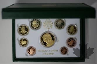 VATICAN - 2010-Série BE avec medaille en or