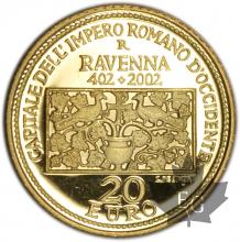 SAINT MARIN - 2002 - 20 Euro or