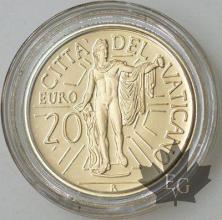 VATICAN - 2010 - 20 EURO  OR