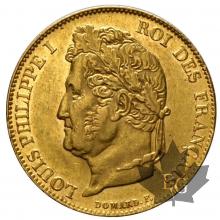 France - 20 francs or gold Louis Philippe - TETE LAUREE
