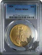 USA-20 dollars-Saint Gaudens-PCGS MS64
