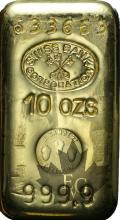 Suisse - 10 onces or - 10 ounces gold ingot