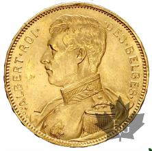 Belgique- 20 Francs or gold - Albert Roi - Uniforme