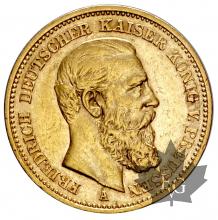 Allemagne-20 Marks-Friedrich (III)-or-gold