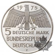 Allemagne - 5 deutsche mark-1975F