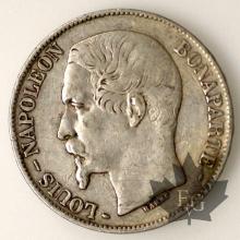France - 5 francs 1852 Louis Napoleon