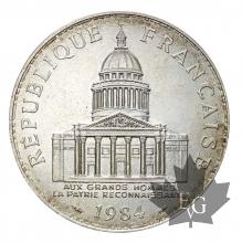 France-1982-100 Francs argent-Pantheon
