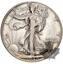USA-Half Dollar silver-Walking Liberty