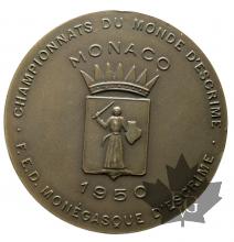 1950-CHAMPIONNATS DU MONDE D&#039;ESCRIME-FEDERATION MONEGASQUE