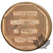 1983-ASSOCIATION NUMISMATIQUE DE MONACO-VI RENCONTRE-CUIVRE
