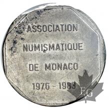 1983-ASSOCIATION NUMISMATIQUE DE MONACO-VI RENCONTRE-STAGNO