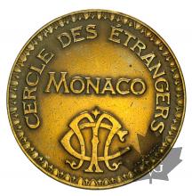 Jeton CASINO Monte Carlo Monaco SBM, CERCLE DES ETRANGERS