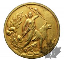 1930(ND)-SOCIETE CANINE DE MONACO-FALCUCCI-Bronze doré