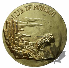 1964-Médaille Jumelage MONACO -OSTENDE 25 JANVIER 1964
