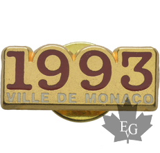 MONACO-PIN-1993-VILLE-DE-MONACO