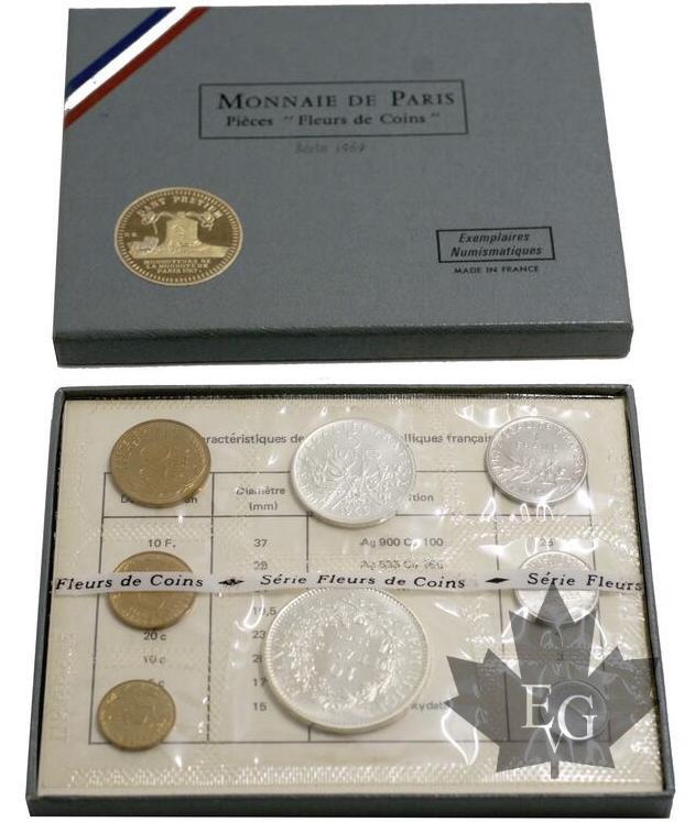 Big set of coins French 