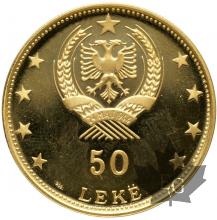 ALBANIE-1968-50 LEKE-PROOF