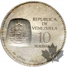 VENEZUELA-1973-10 BOLIVARES-FDC