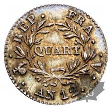 FRANCE-1803-AN 12A-QUART-TTB+