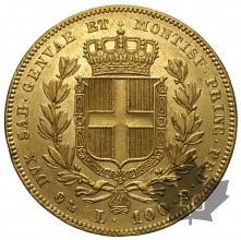 ITALIE-1840 GENOVA-100 LIRE-CARLO ALBERTO-SUP