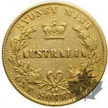 AUSTRALIE-1868-Souverain-pr TTB