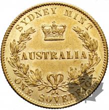 AUSTRALIE-1870-Souverain-SUP