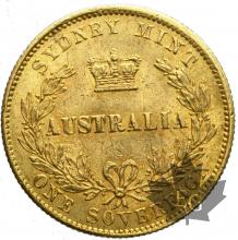 AUSTRALIE-1870-Souverain- SUP
