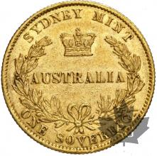 AUSTRALIE-1870-Souverain-TTB-