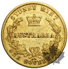 AUSTRALIE-1870-Souverain-prTTB