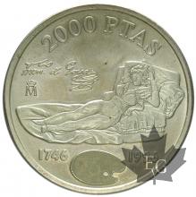ESPAGNE-1996-2000 PESETAS-FDC