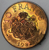 MONACO-1982-10 FRANCS
