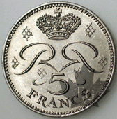 MONACO-1971-5 FRANCS