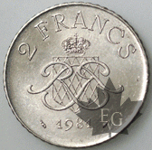 MONACO-1981-2 FRANCS