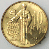 MONACO-1975-10 CENT