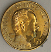 MONACO-1962-20 CENT