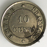 FRANCE-1860-10 CENT. Essai de monnaies ND(1860)