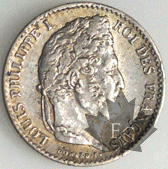 FRANCE-1832A-1/4 FRANC
