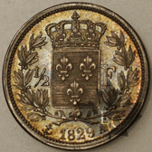FRANCE-1829A-1/2 F.